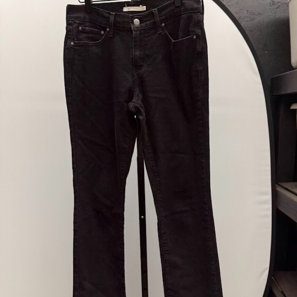Levi's 505 Straight Black Jeans